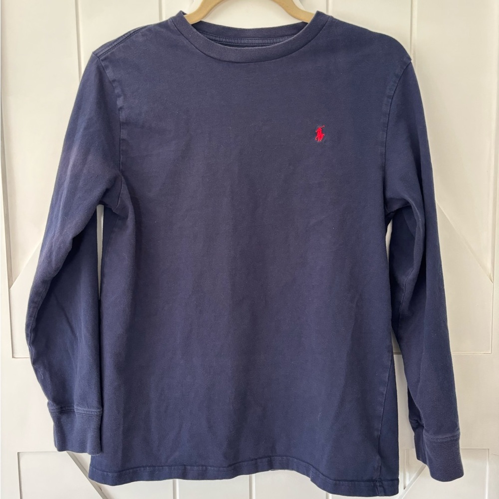 Ralph Lauren Navy Long Sleeve Shirt